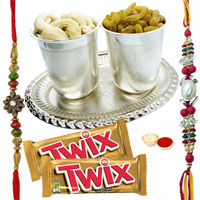 Unique 7-8 Inch Pooja Thali with Parker Pen and 2 ...