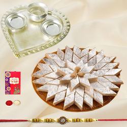 Yummy Sweet Treat with Rakhi Thread...