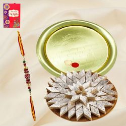 Arresting Gift with Rakhi and Sweets<br>...