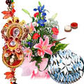 Graceful Rakhi Set with Love<br>...