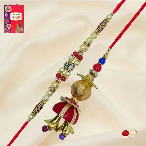 Set of Fancy Bhaiya Bhabhi Rakhi