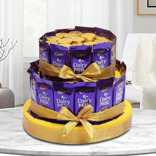 Online Tower Arrangement of Chocolates