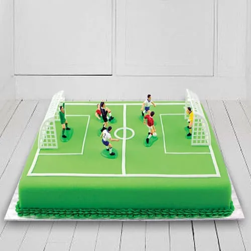Send Delicious Football Ground Cake