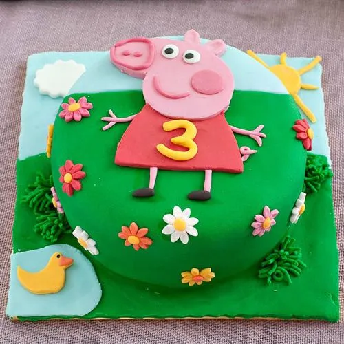 37 Best kids Birthday Cake Ideas : Peppa Pig Birthday Cake