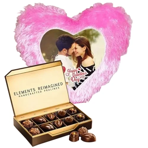 Deliver Personalized Cushion with ITC Premium Chocolates