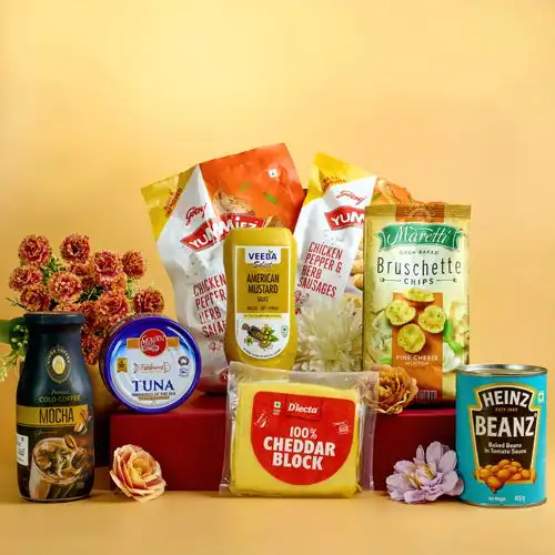 Deluxe Gourmet Savouries N Snacks Hamper
