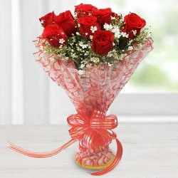 Gift Online V- Day Special Red Rose Bouquet
