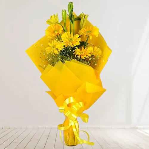 Festive Bells Yellow Floral Extravaganza Festive Bells Yellow Floral Extravaganza