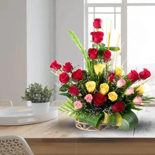 Order Mixed Roses Arrangement