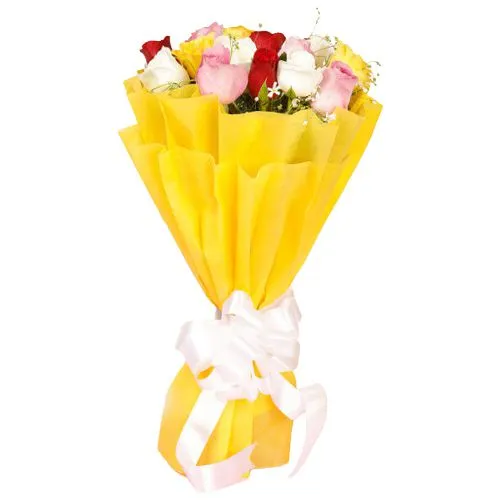 Buy Mixed Roses Bouquet Online