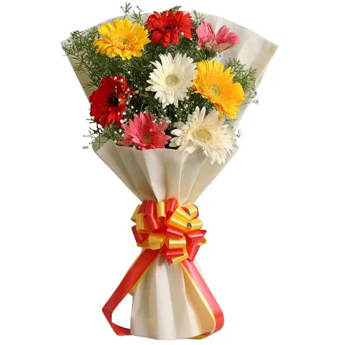 Online Order Bouquet of Mixed Gerberas