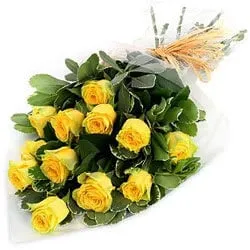 Order Online Bouquet of Yellow Roses