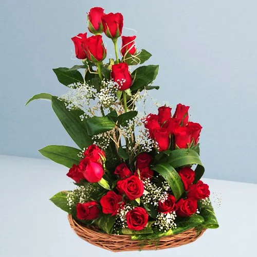 Gift Online Red Roses Arrangement