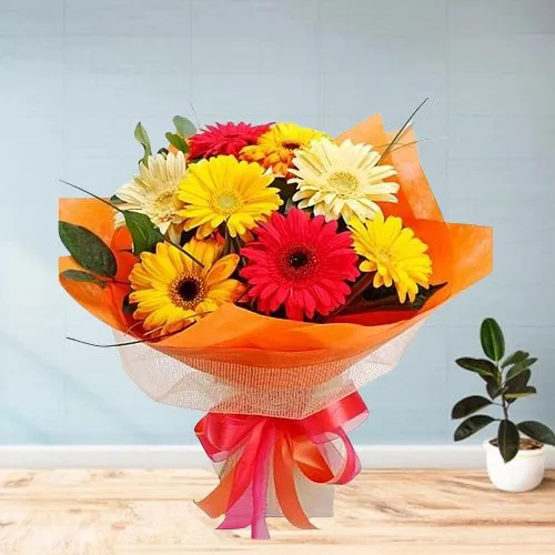 Online Bouquet of Pink Gerberas