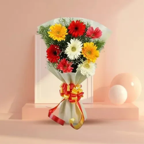 Send Mixed Gerberas Bouquet Online