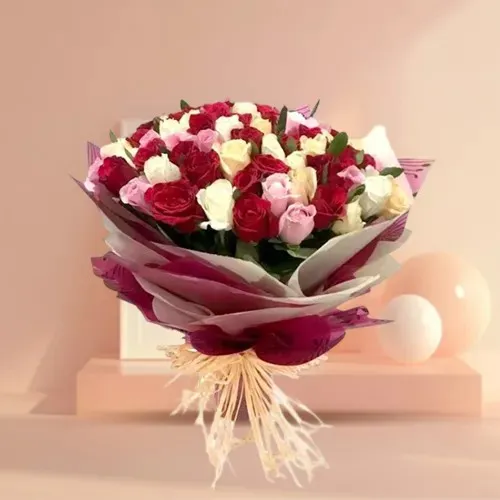 Deliver Assorted Rose Bouquet