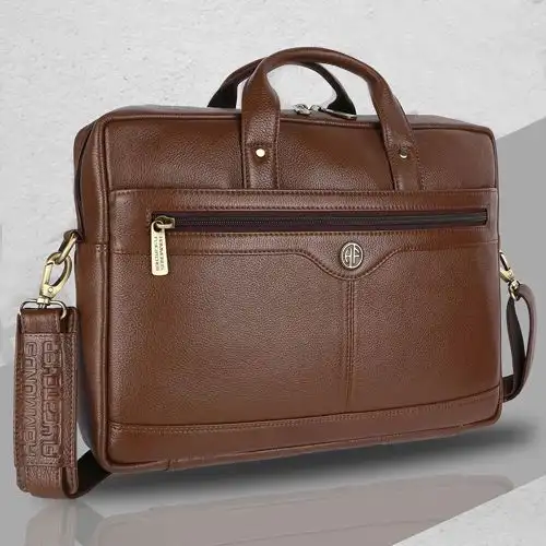 Stylish Mens Leather Laptop Bag