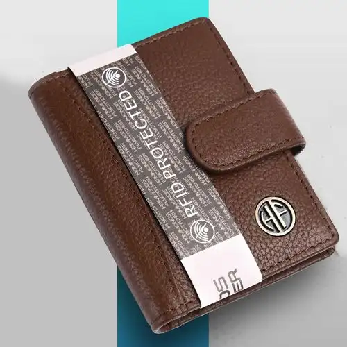 Exclusive Leather RFID Protected Card Holder Wallet