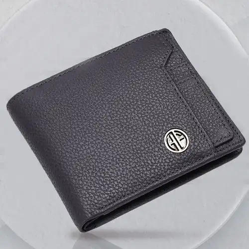 Classic RFID Protected Leather Mens Wallet