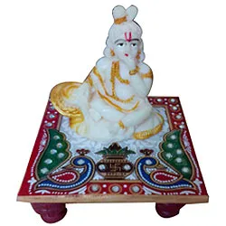 Send marbel designer KRISHNA with chowki