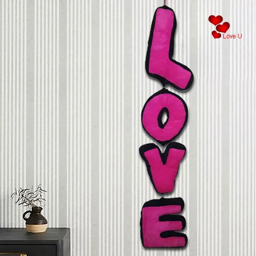 Marvelous LOVE Alphabet Cushion