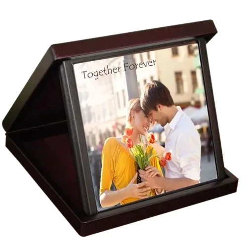 Deliver Personalized Photo Tile in a Case