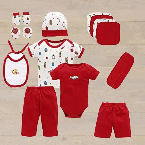 Amazing Gift Set of Cotton Clothes for Babies	