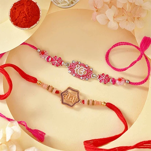 Designer Rakhi Set