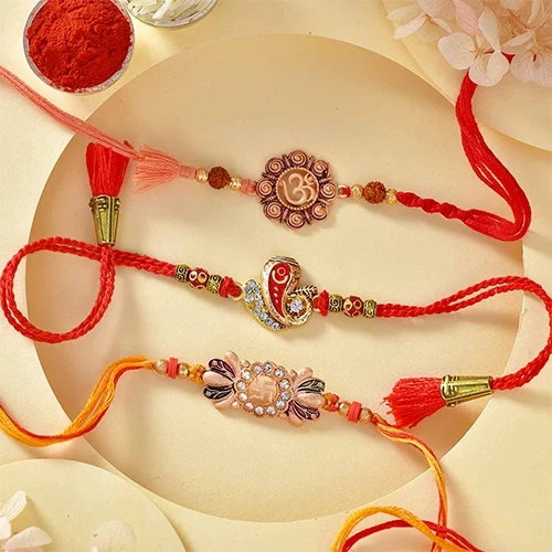 Designer Rakhi Trio