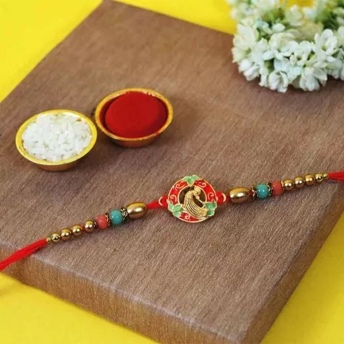 Kundan Embellished Fancy Rakhi