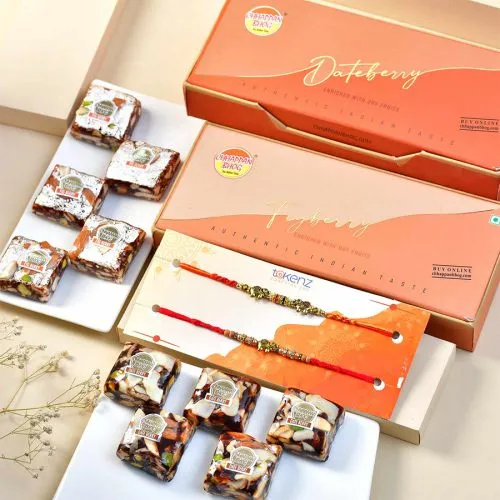 Traditional Sweet  N  Rakhi Combo