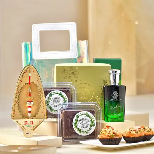 Luxury Rakhi  N  Gourmet Treats Set