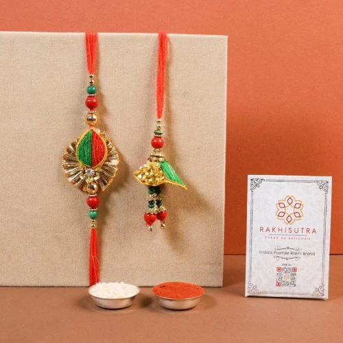 Thoughtful Bhaiya Bhabi Rakhi Gift