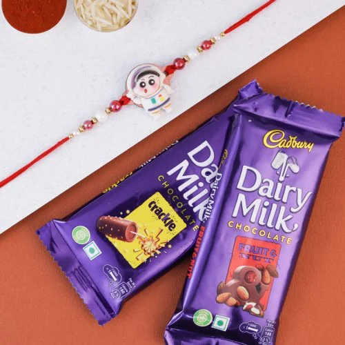 Astronaut Rakhi & Chocolate Delight Combo