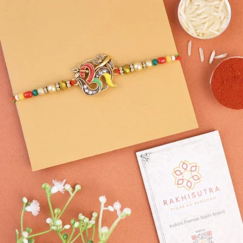 Elegant Ganesh Rakhi Gift Bundle