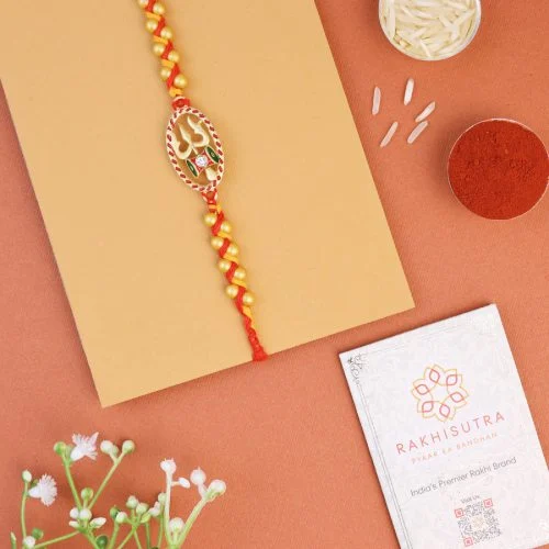 Sacred Swastik Rakhi Celebration Set