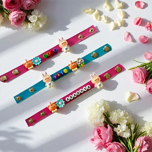 Colorful Labubu Personalized Name Bracelet