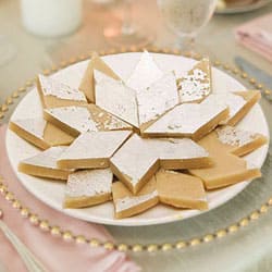 Badam Barfi from Haldiram Badam Barfi from Haldiram