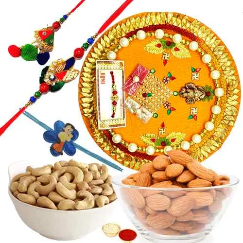 Traditional Platter Rakhi Galore