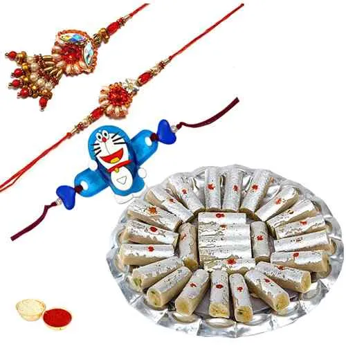 Gorgeous Family Rakhi Gift Set