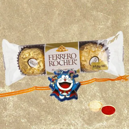 Ferrero Rocher with Kids Rakhi