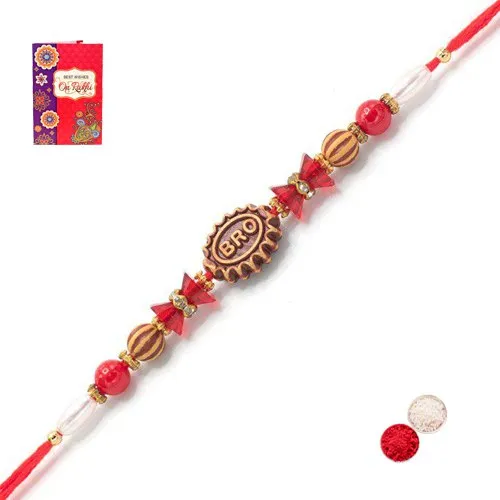 Appealing Beaded Bro Rakhi