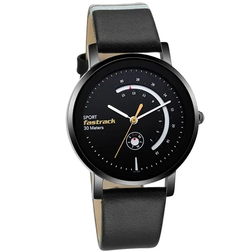 Classy Fastrack Analog Black Dial Watch for Women to Delhi Delhi Send Flowers and Gifts to Delhi Same Day